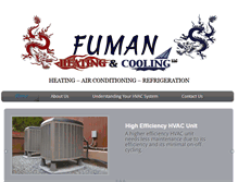 Tablet Screenshot of fumanhvacandrefrigeration.com